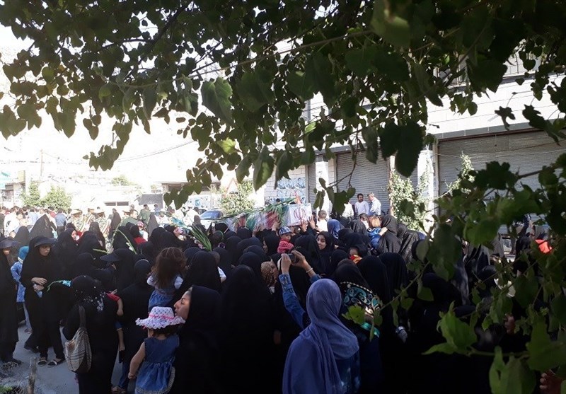  	تشییع 3 شهید گمنام در ابوالعباس باغملک 