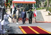 استقبال رسمی  از محمود الحیالی وزیر دفاع کشور عراق