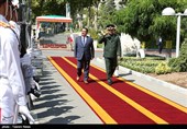 استقبال رسمی  از محمود الحیالی وزیر دفاع کشور عراق