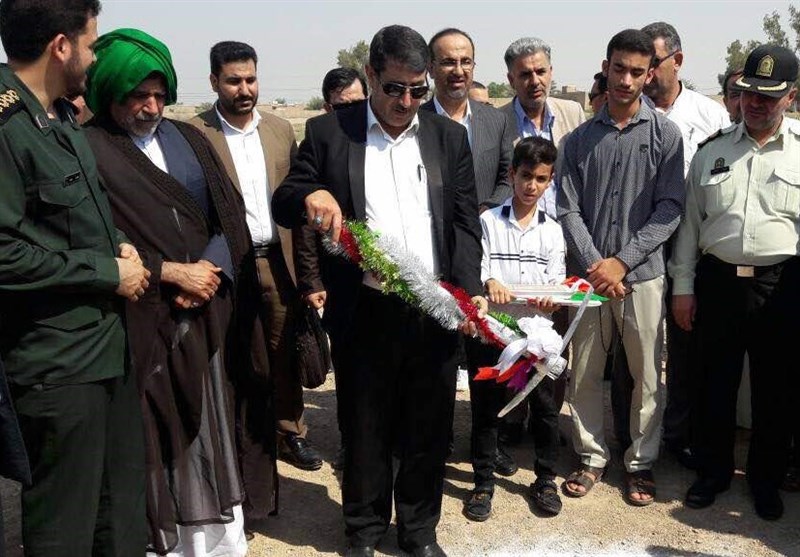  	کلنگ‌زنی ساخت مجموعه فرهنگی ورزشی شهدای کرخه نور حمیدیه