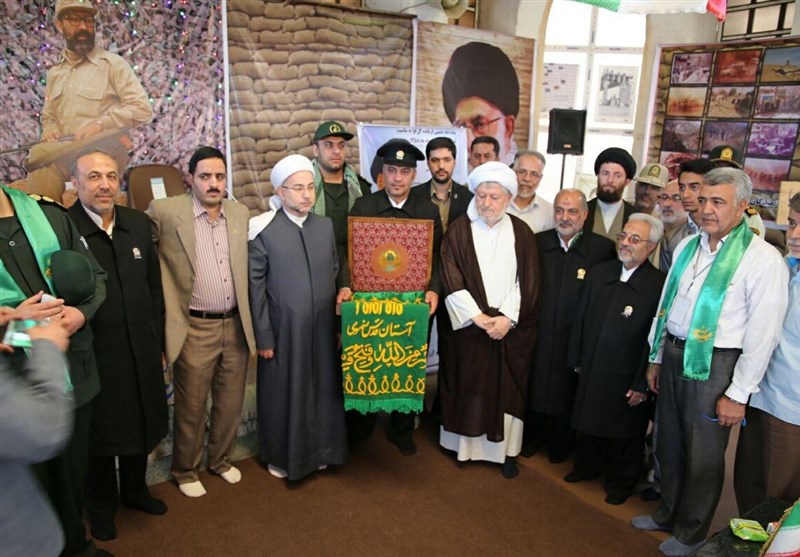 خادمان حرم رضوی در پاوه