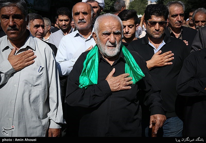 تشییع پیکر شهید تازه تفحص شده مهدی غلامی