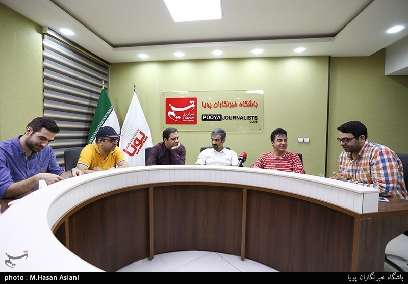 حضور عمو پورنگ در باشگاه خبرنگاران پویا