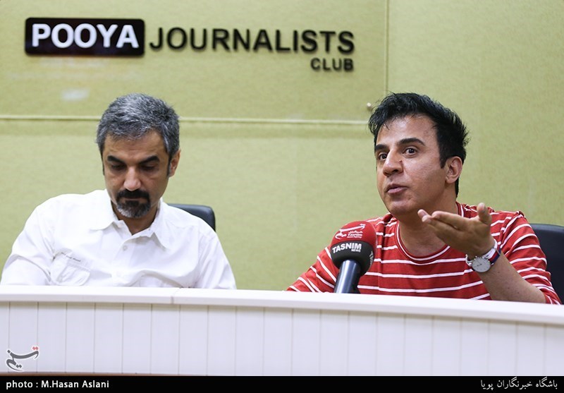 حضور عمو پورنگ در باشگاه خبرنگاران پویا