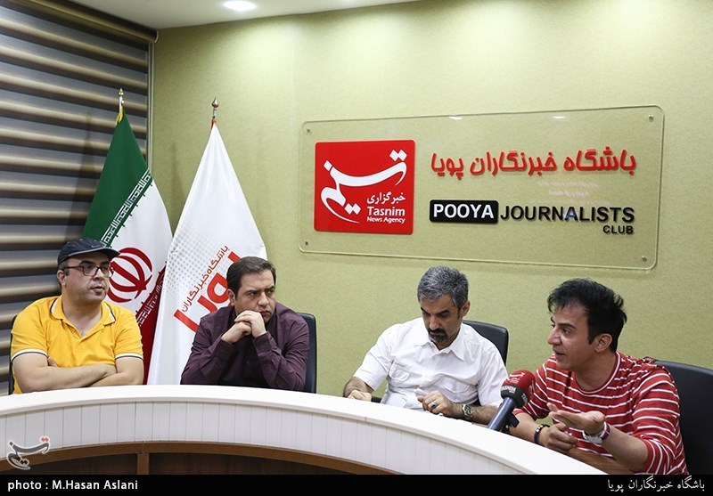 حضور عمو پورنگ در باشگاه خبرنگاران پویا