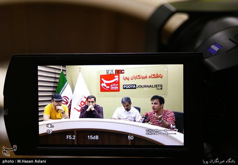 حضور عمو پورنگ در باشگاه خبرنگاران پویا