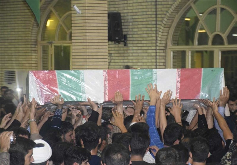 وداع با شهید محمد تاج‌بخش نخستین شهید مدافع حرم گتوند 