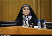شهربانو امانی در جلسه منتخبین پنجمین دوره شورای شهر برای انتخاب شهردار تهران