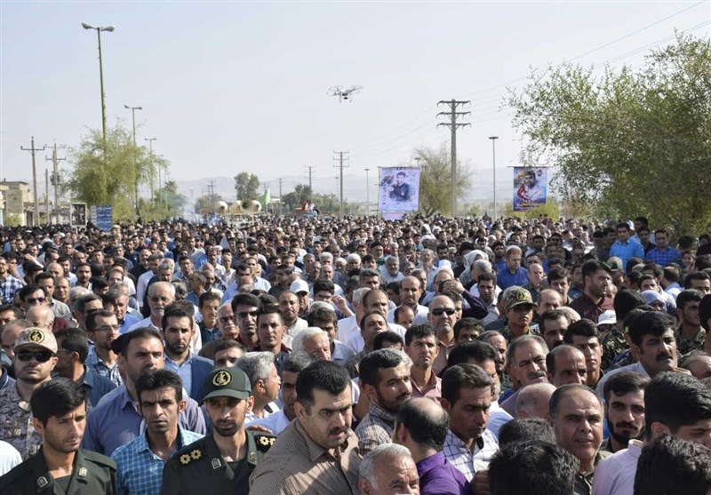 بدرقه شهید مدافع حرم شهید محمد تاج‌بخش در گتوند