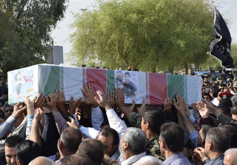 بدرقه شهید مدافع حرم شهید محمد تاج‌بخش در گتوند