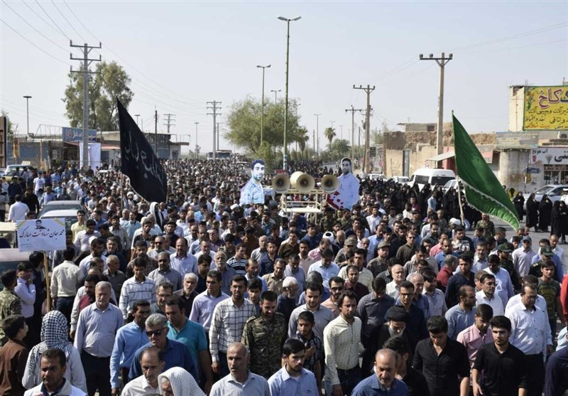 بدرقه شهید مدافع حرم شهید محمد تاج‌بخش در گتوند