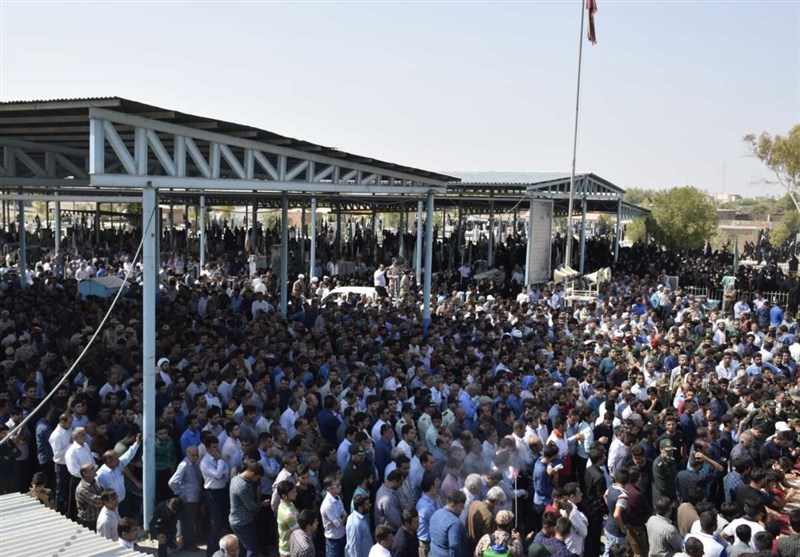 بدرقه شهید مدافع حرم شهید محمد تاج‌بخش در گتوند