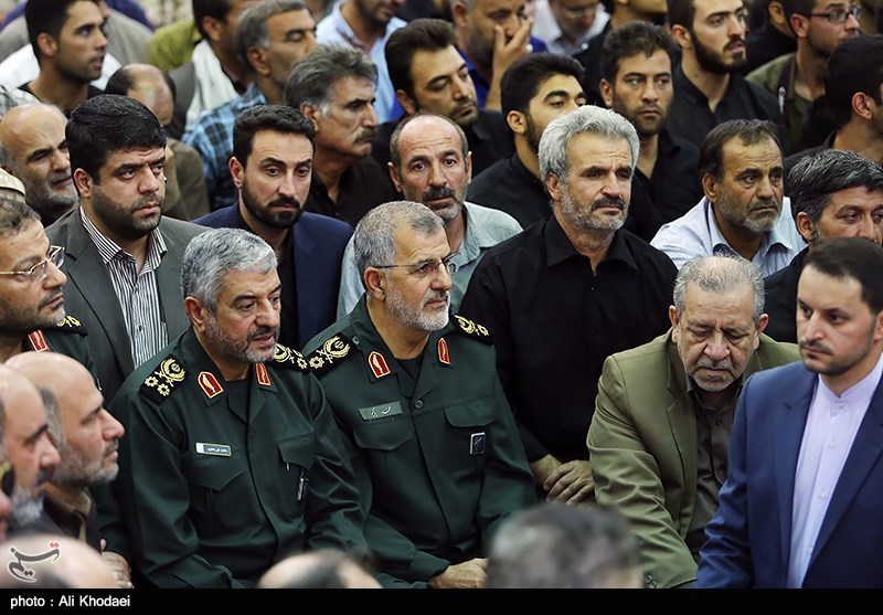 مراسم یادبود شهید مدافع حرم محسن حججی در نجف آباد اصفهان