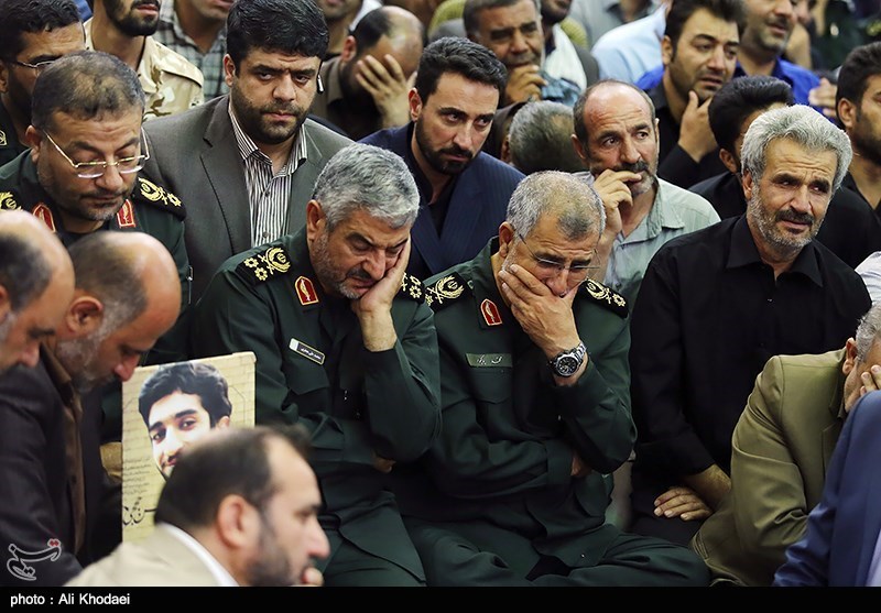 مراسم یادبود شهید مدافع حرم محسن حججی در نجف آباد اصفهان