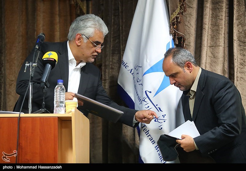 مراسم تودیع و معارفه رئیس جدید دانشگاه‌ آزاد استان تهران