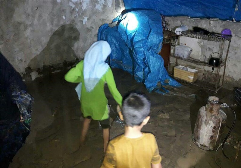 سیلاب در باغملک