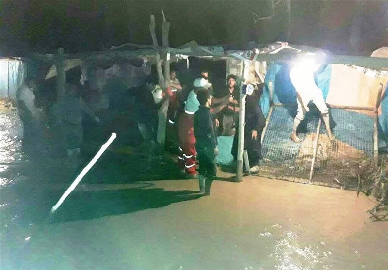 سیلاب در باغملک