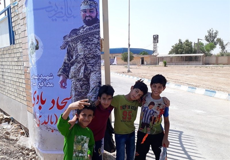 حال و هوای شهرستان کارون در شهادت بسیجی شهید سجاد باوی