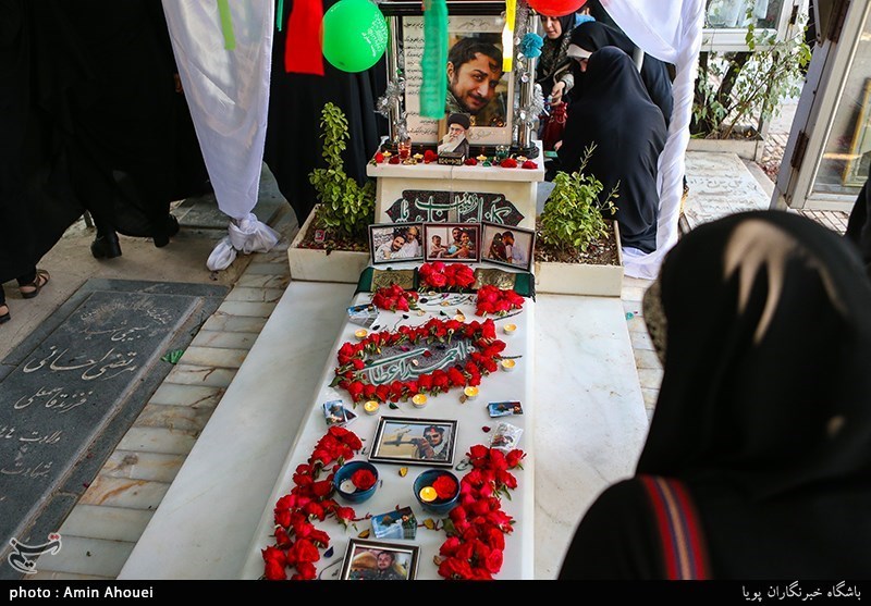 جشن تولد شهید مدافع حرم احمد اعطایی