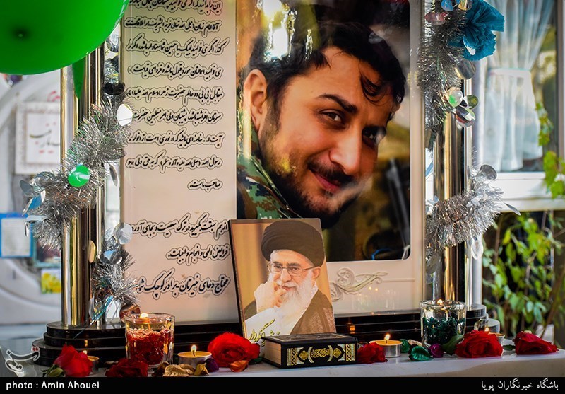 جشن تولد شهید مدافع حرم احمد اعطایی