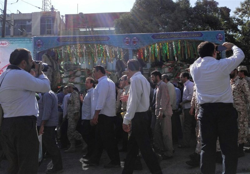 تشییع شهید در کرمانشاه