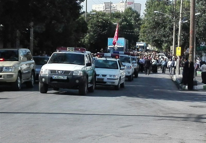 تشییع شهید در کرمانشاه