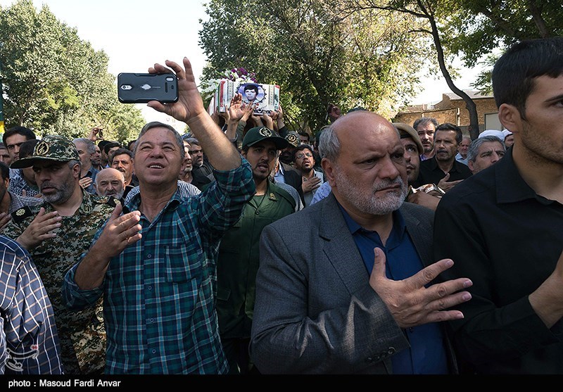 تشییع شهید حسن جنگجو بعد از 35 سال- تبریز