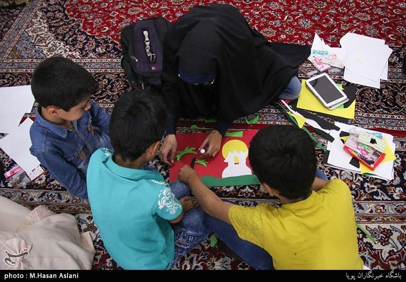برگزاری جشن عید غدیر و کارگاه آموزشی در روستای محمدآباد ورامین