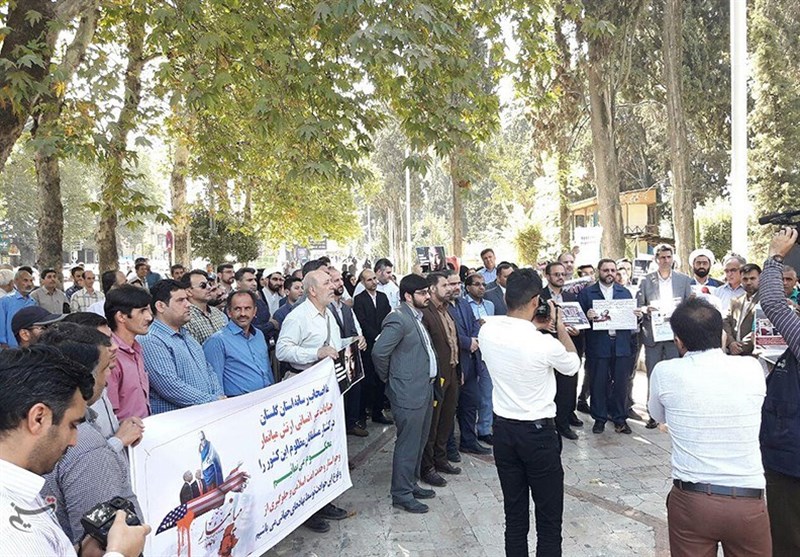 تجمع اعتراض‌آمیز اصحاب رسانه گلستان نسبت به کشتار علیه مسلمانان میانمار