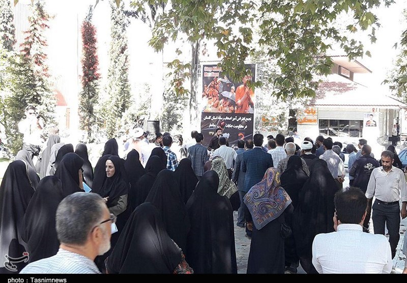 تجمع اعتراض‌آمیز اصحاب رسانه گلستان به کشتار مسلمانان میانمار