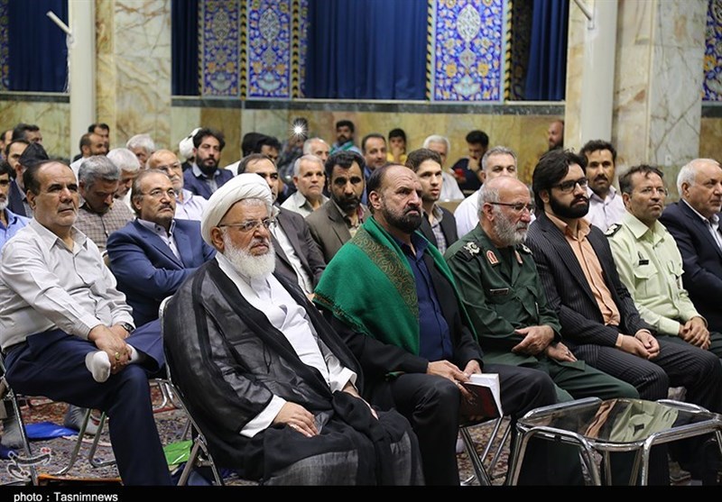 آیین اختتامیه نخستین سوگواره شعر و نوحه سفینه یزد با حضور آیت الله ناصری یزدی امام جمعه یزد