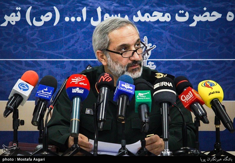 نشست خبری فرمانده سپاه محمد رسوالله(ص) تهران بزرگ