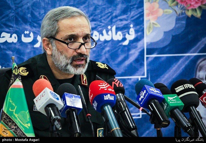 نشست خبری فرمانده سپاه محمد رسوالله(ص) تهران بزرگ