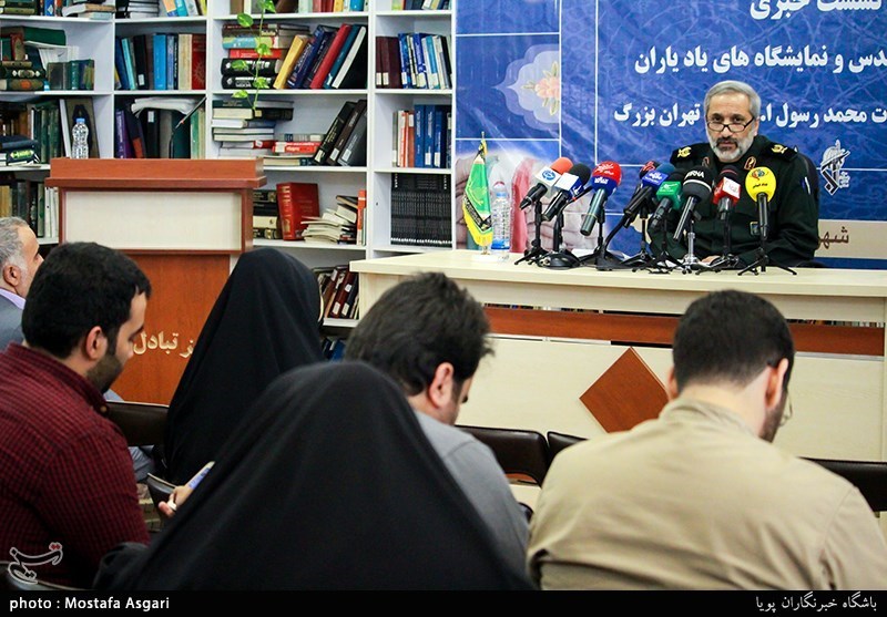 نشست خبری فرمانده سپاه محمد رسوالله(ص) تهران بزرگ