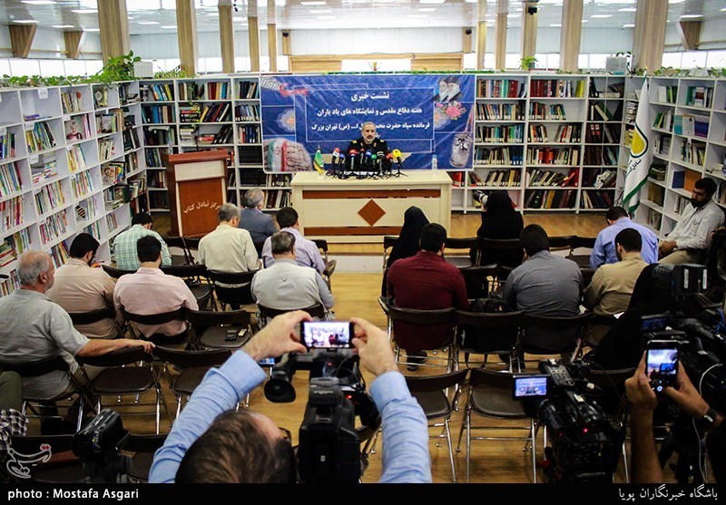 نشست خبری فرمانده سپاه محمد رسوالله(ص) تهران بزرگ