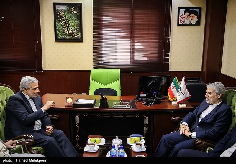 حضور محمدباقر نوبخت در خبرگزاری تسنیم