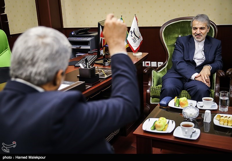 حضور محمدباقر نوبخت در خبرگزاری تسنیم