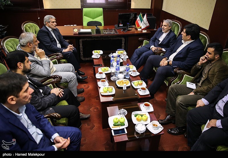 حضور محمدباقر نوبخت در خبرگزاری تسنیم