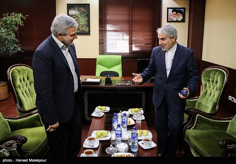 حضور محمدباقر نوبخت در خبرگزاری تسنیم