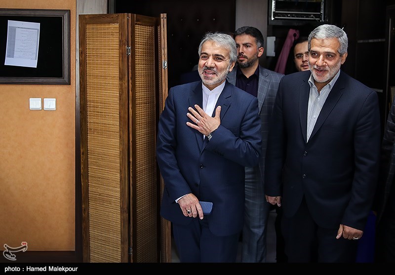 حضور محمدباقر نوبخت در خبرگزاری تسنیم