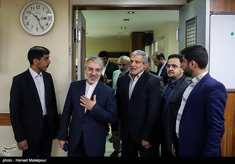 حضور محمدباقر نوبخت در خبرگزاری تسنیم