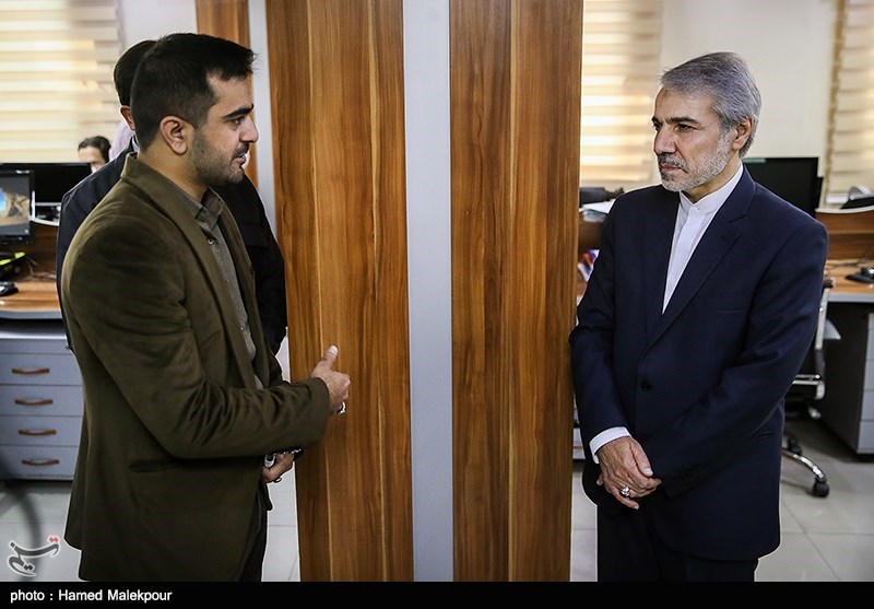 حضور محمدباقر نوبخت در خبرگزاری تسنیم