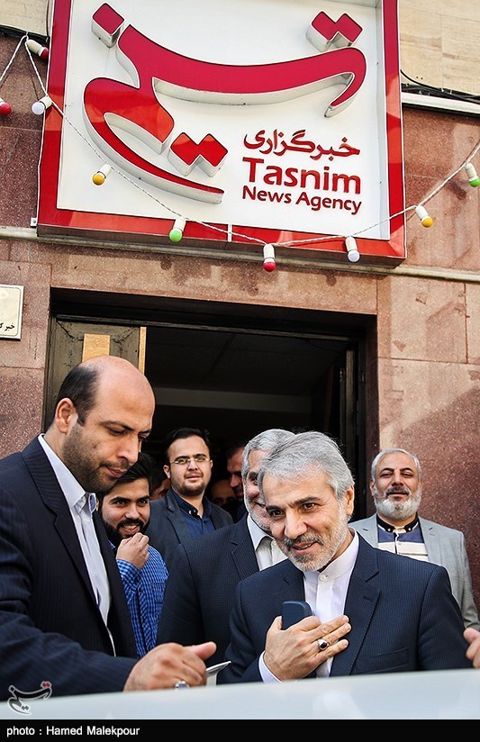 حضور محمدباقر نوبخت در خبرگزاری تسنیم