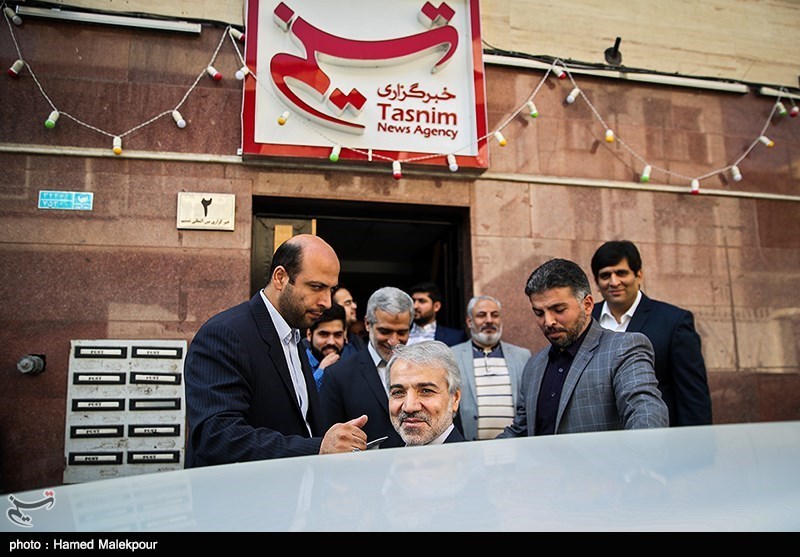 حضور محمدباقر نوبخت در خبرگزاری تسنیم