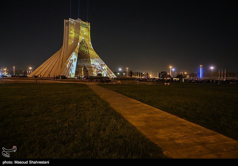 سمفونی نور «سیمرغ صلح» - برج آزادی