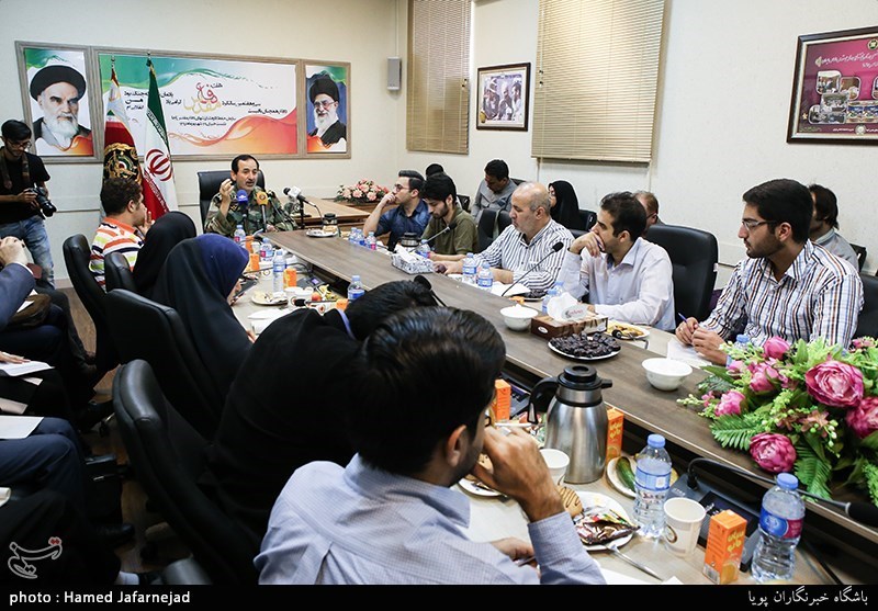 نشست خبری امیر ابراهیم گلفام رئیس سازمان حفظ آثار و نشر ارزش‌های دفاع مقدس ارتش