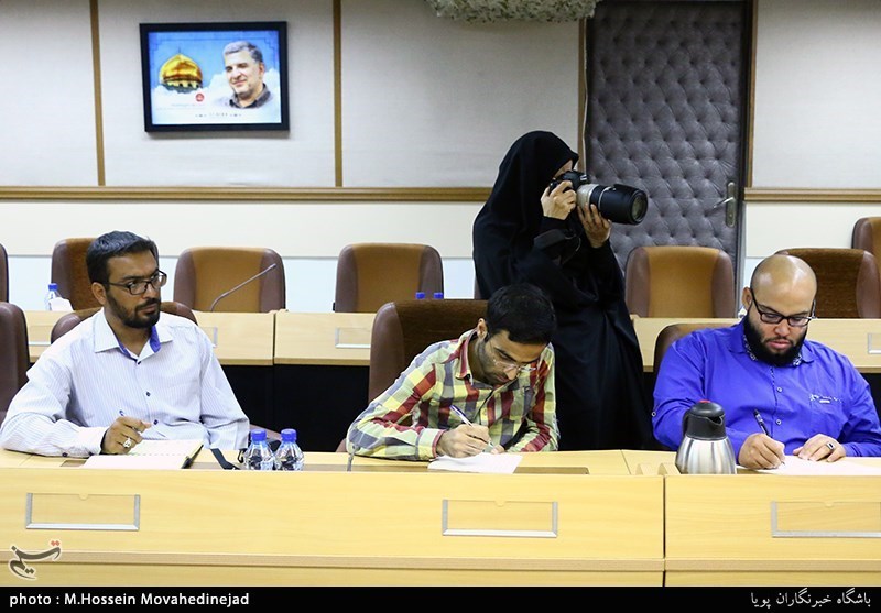 نشست خبری رضا طیبی دبیرشورای عالی و رییس سازمان نشر و معارف و تجارب انتظامی و دفاع مقدس ناجا