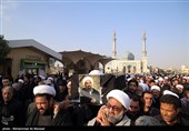 تشییع پیکر آیت الله راستی کاشانی