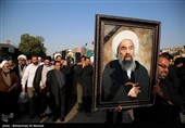 تشییع پیکر آیت الله راستی کاشانی