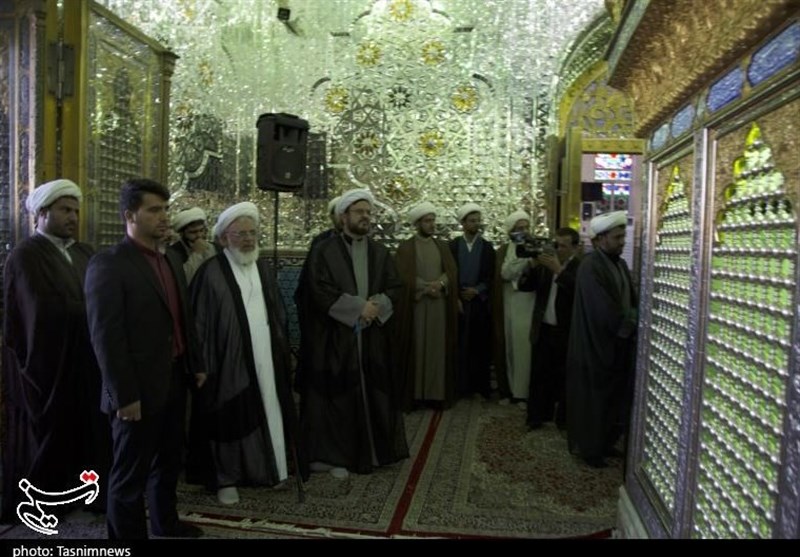 غبارروبی آستان مقدس امامزاده سیدمحمد جعفر(ع) یزد